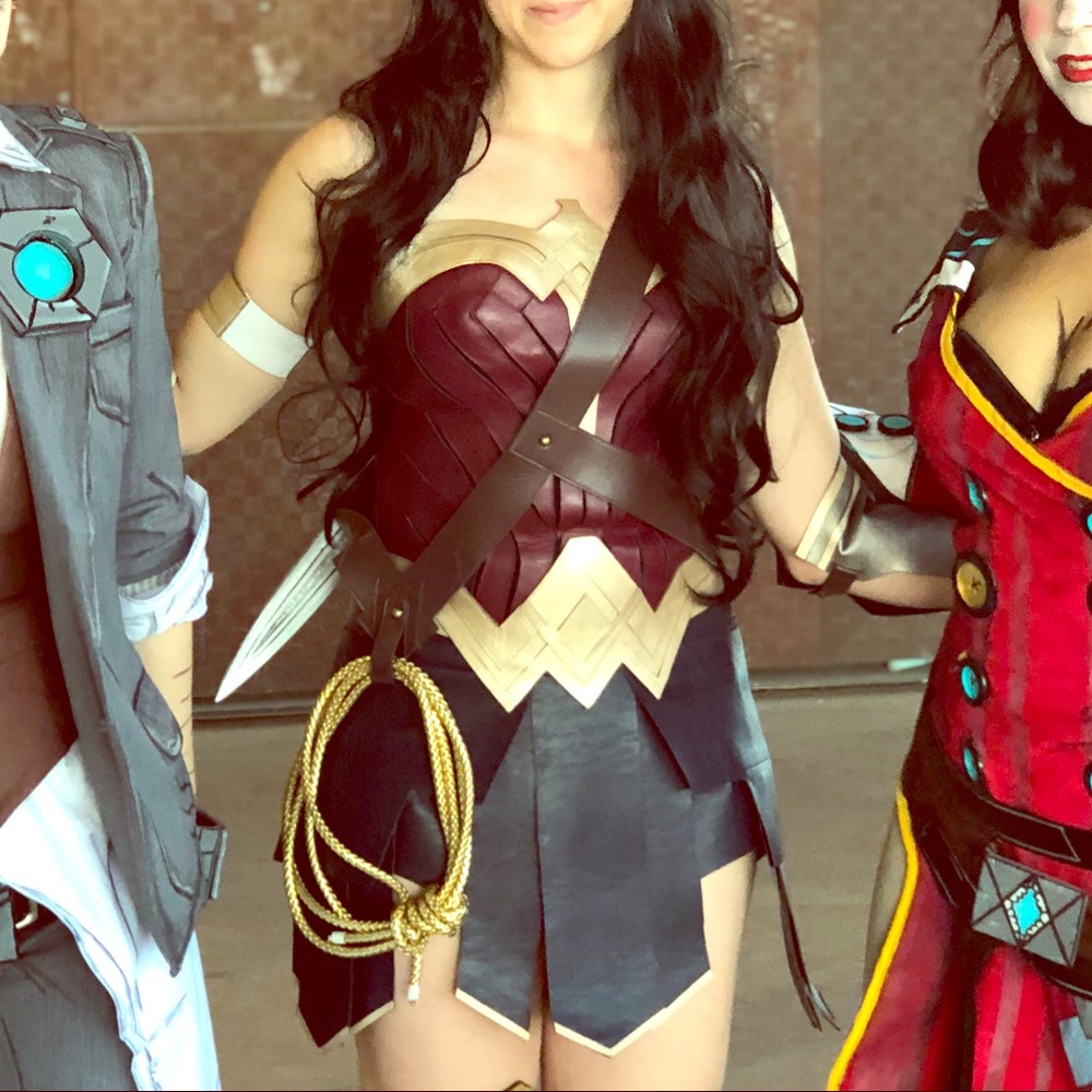 Wonder Woman Leather Halloween Costume